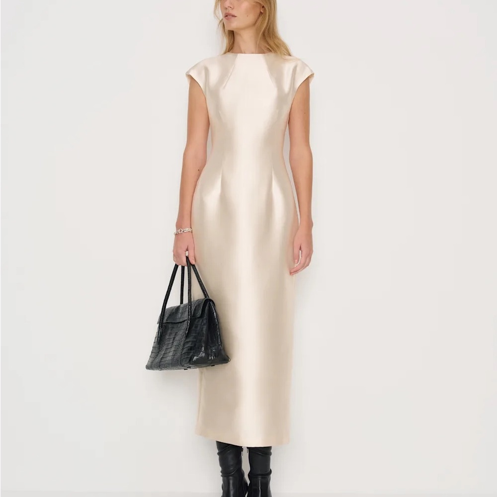 Reformation Cream Belden Dress - Picture 6 of 9